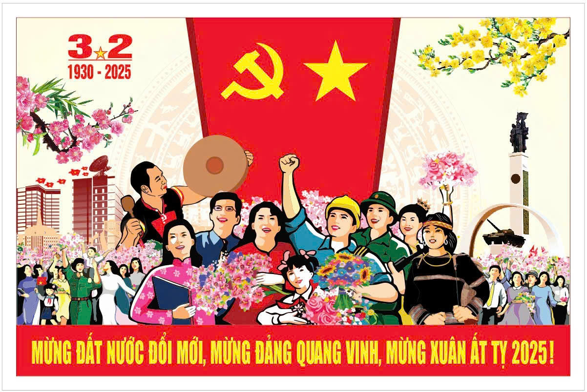 Mừng đất nước đổi mới, mừng đảng quang vinh, mừng 