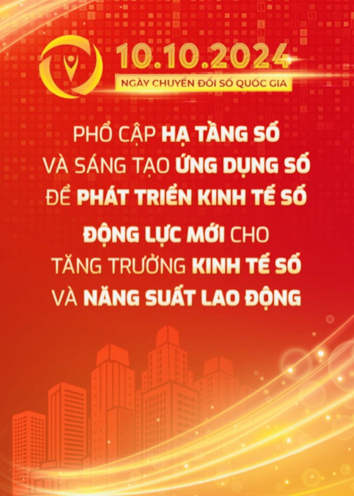 Phổ cập bộ nhận diện Ngày chuyển đổi số quốc gia năm 2024