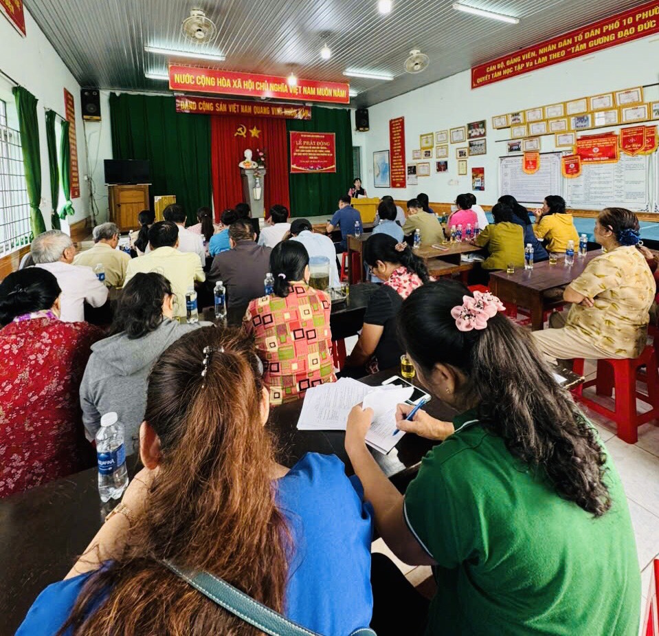 Lễ phát động Chiến dịch vệ sinh môi trường, diệt lăng quăng, bọ gậy, phòng, chống sốt xuất huyết đợt II năm 2024