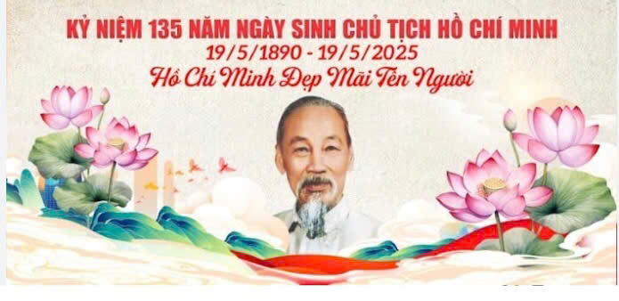 Chào mừng 135 năm ngày sinh chủ tịch Hồ Chí Minh (